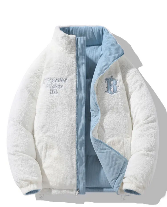 AçıkMavi/Beyaz Mont