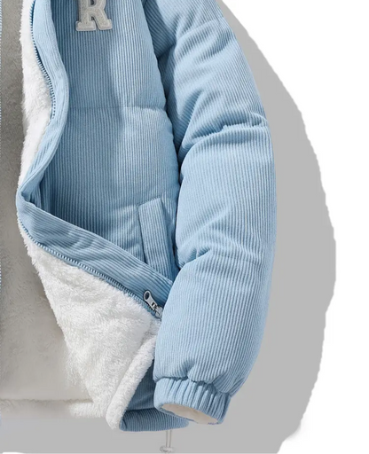 AçıkMavi/Beyaz Mont