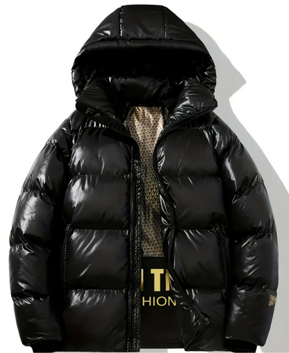 Siyah Altın Renkli Kapüşon