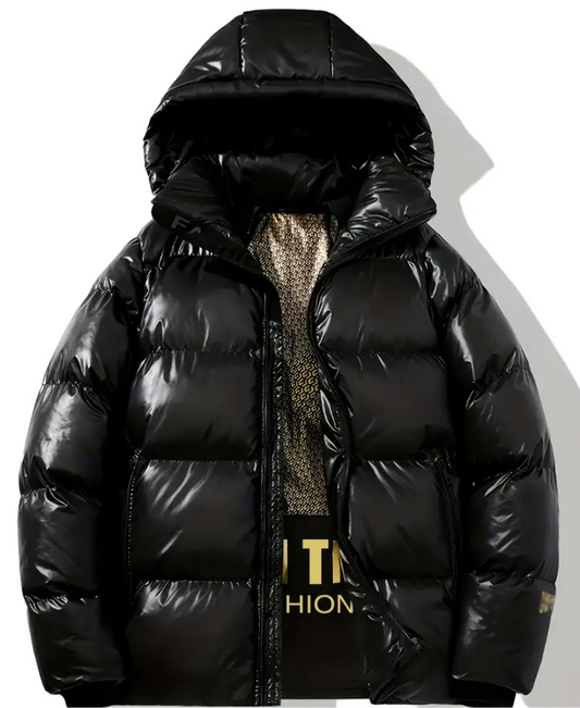 Siyah Altın Renkli Kapüşon