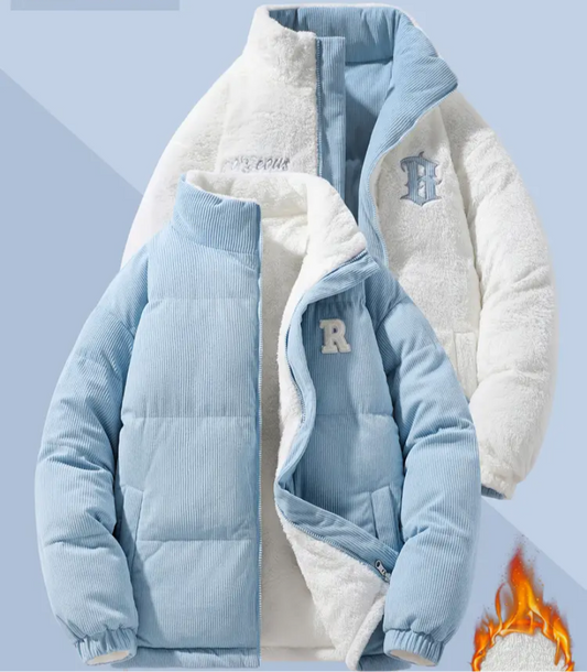 AçıkMavi/Beyaz Mont