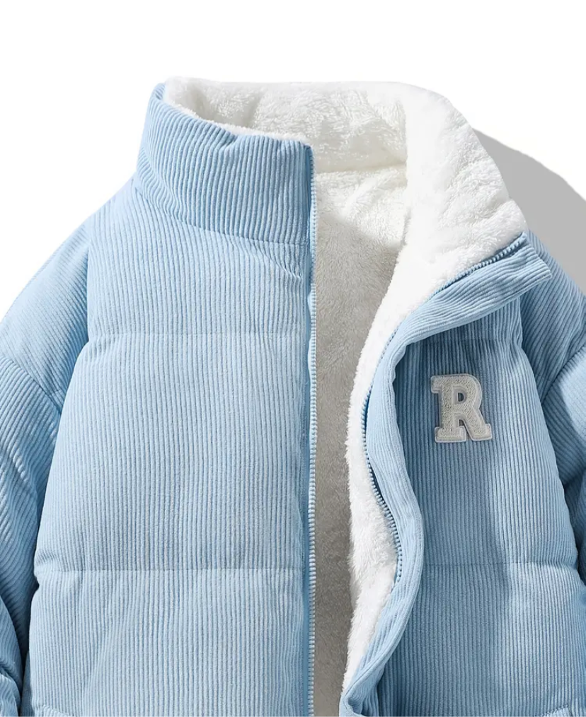 AçıkMavi/Beyaz Mont