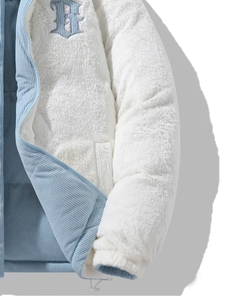 AçıkMavi/Beyaz Mont