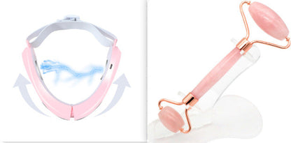 Yüz Kaldırma Ve Sıkma Statüsü Çizgileri Yüz Düzeltme Masajı